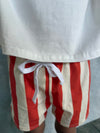 Red Stripe Shorts