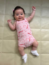 Pink Agapi Mou Terry Romper