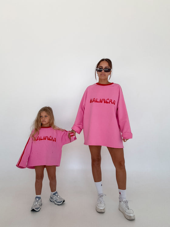 Adult Kalimera Pullover- Pink