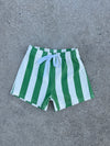 Green Stripe Shorts