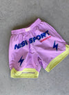 Lilac Kalimera Club Sports Shorts