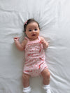 Pink Agapi Mou Terry Romper