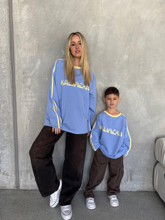Adult Kalimera Pullover- Blue
