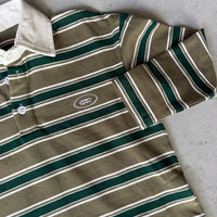 Olive Grove Stripe Rugby Long Sleeve