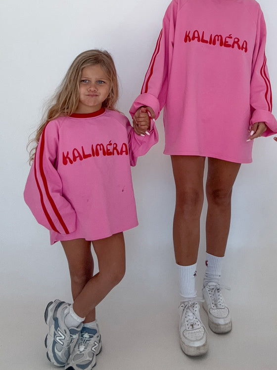Adult Kalimera Pullover- Pink