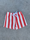 Red Stripe Shorts