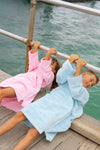 Kalimera Hooded Towel- Blueberry Milk