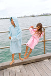 Kalimera Hooded Towel- Blueberry Milk